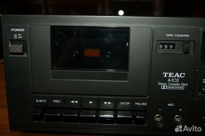 Кассетная дека teac A-103 Стерео