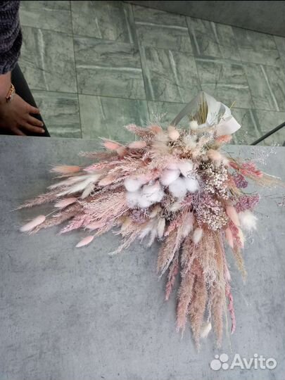 Свадебные букеты из сухоцветов/букет невесты