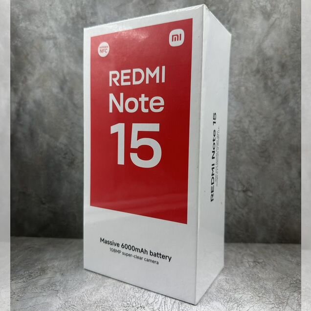 Xiaomi Redmi Note 15, 8/256 ГБ, 2 SIM