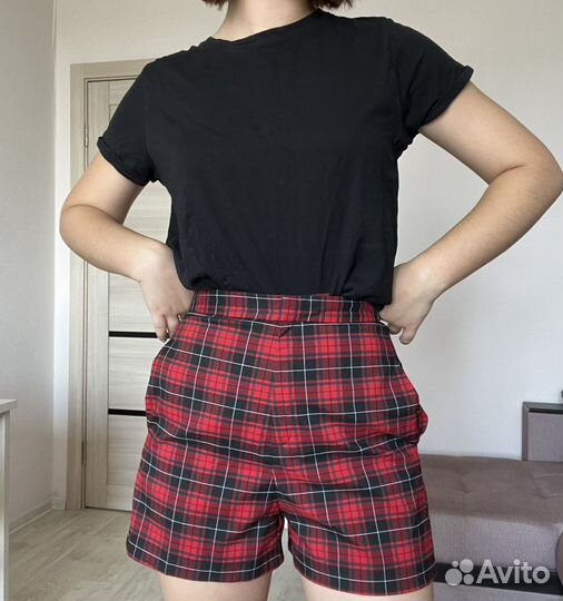 Шорты в клетку befree