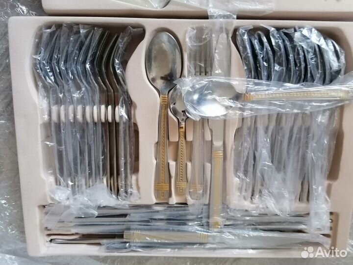 Столовые приборы новые ложки ножи вилки 72 предмет
