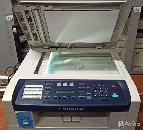 Мфу лазерное Xerox Phaser 3300MFP, ч/б, A4 сетевое