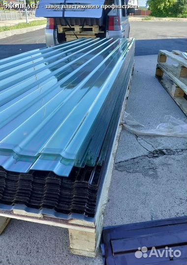 Профлист пэт цветной с двух сторон с производства