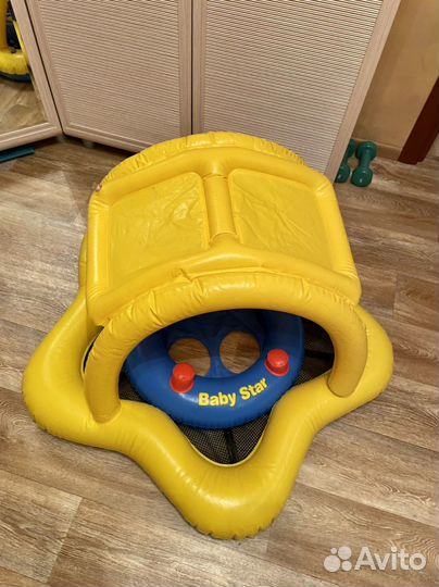 Надувной матрас, плот intex