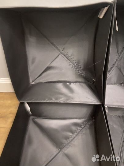 Набор коробок IKEA skubb скубб 6 шт черный