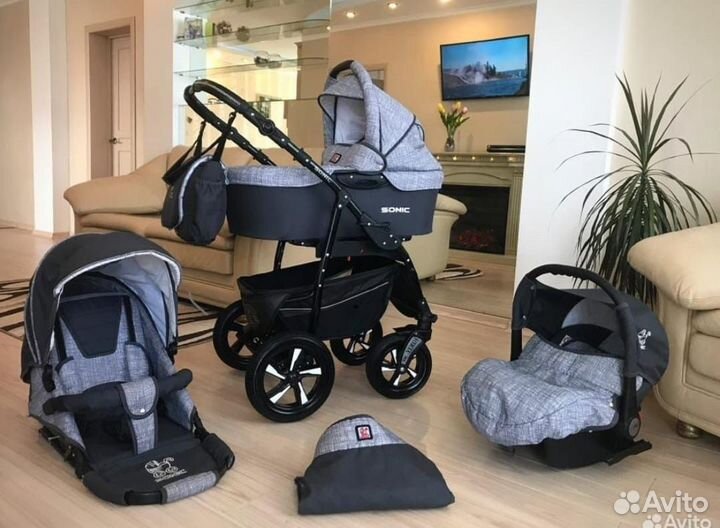 Коляска 3в1 Verdi Sonik как новая