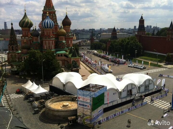 Шатер деревянный