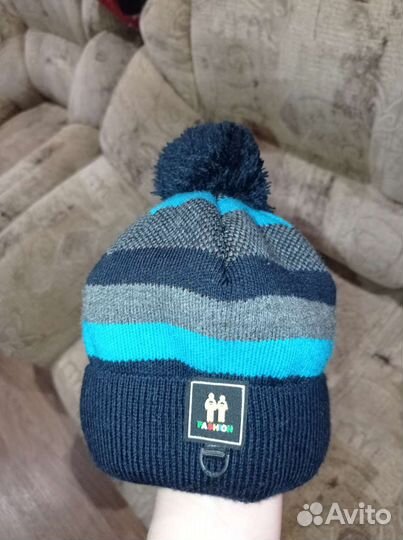 Шапка на мальчика зима 7лет