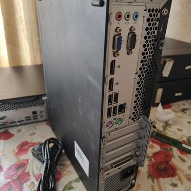 Компактный офисный пк Lenovo m715s, 8гб/256гб