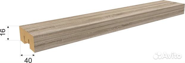 Рейка мдф интерьерная Бриона