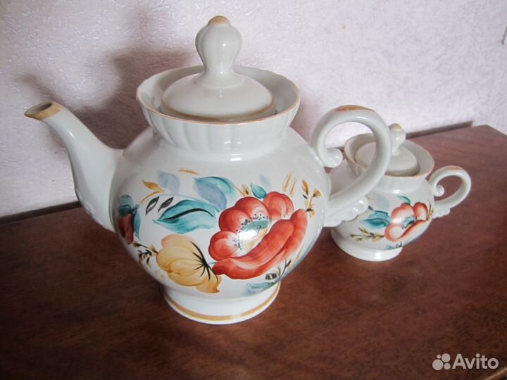 Набор керамических чайников СССР