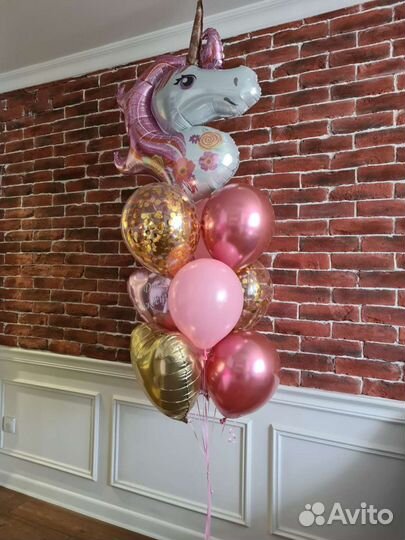 Фольгированные воздушные шары-цифры