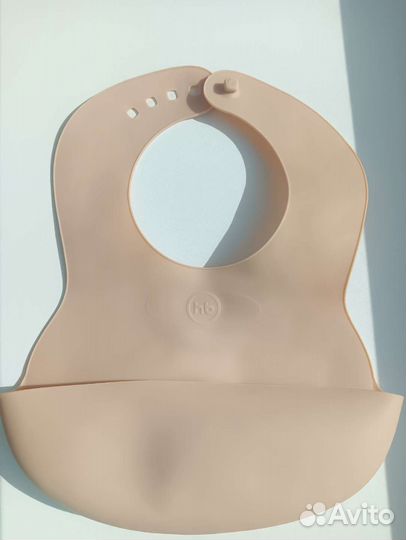 Нагрудник детский happy baby силиконовый