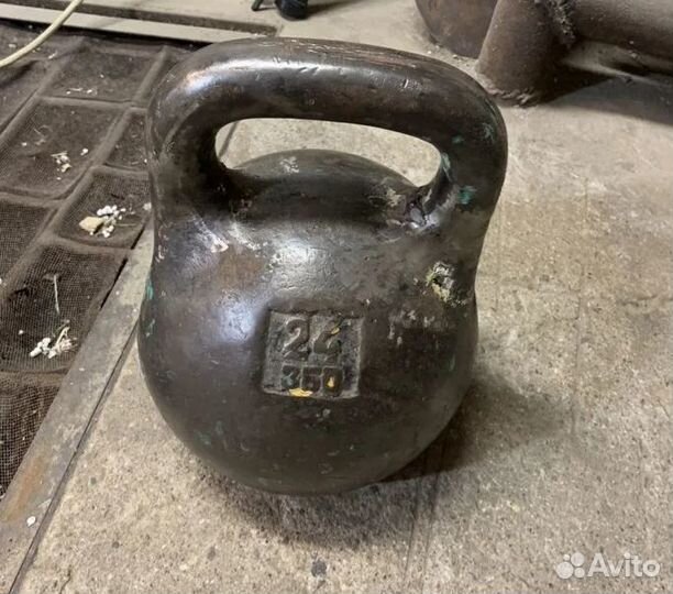 Продам гирю 24 кг