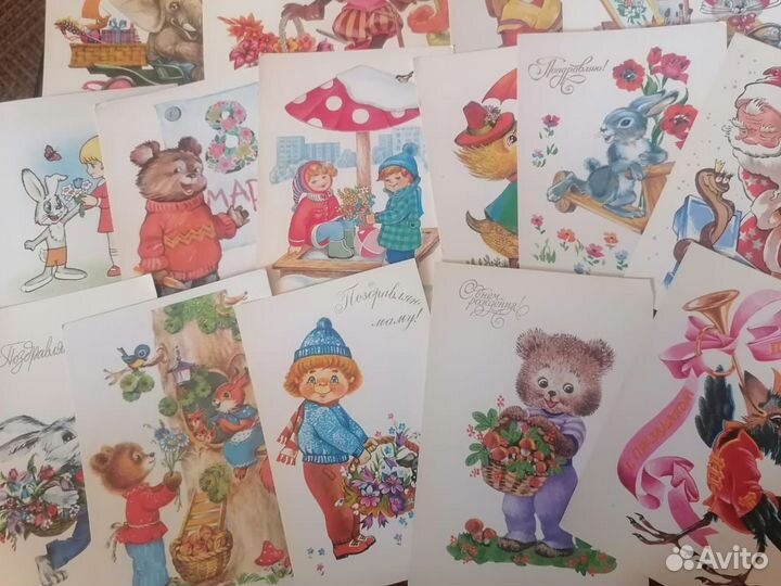 Открытки СССР коллекционные