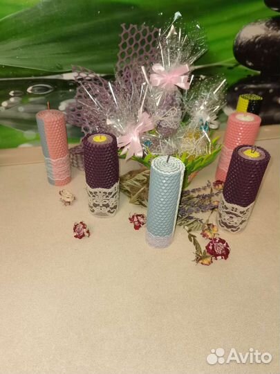 Свечи восковые ручной работы