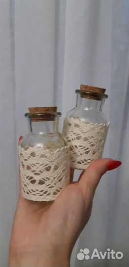 Бутылочка/вазочка для декора