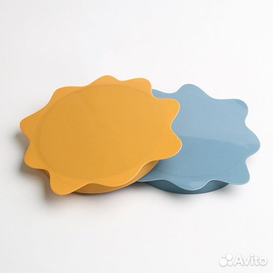 Детская силиконовая тарелка на присоске