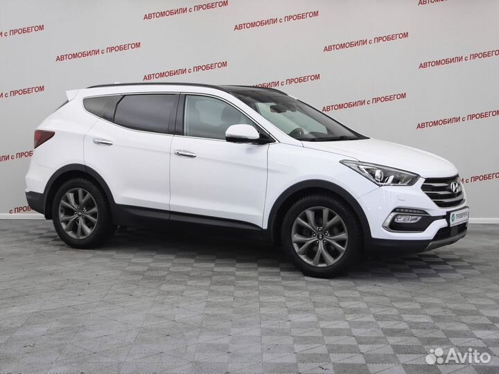 Hyundai Santa Fe 2.2 AT, 2018, 98 213 км