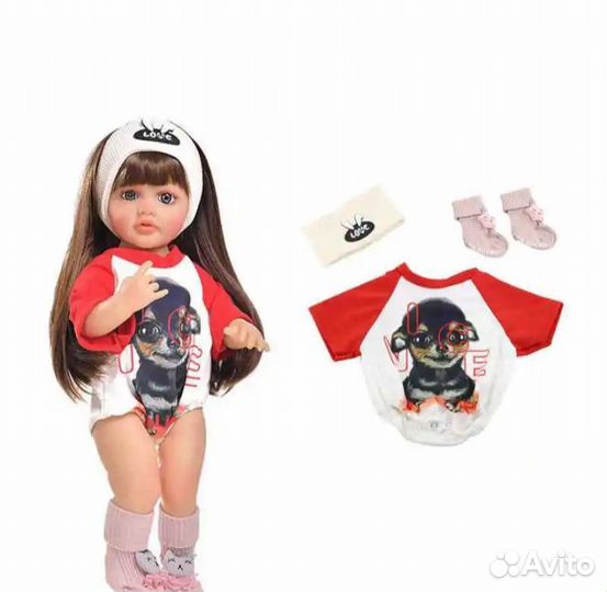 Кукла реборн 58 см силиконовая новая