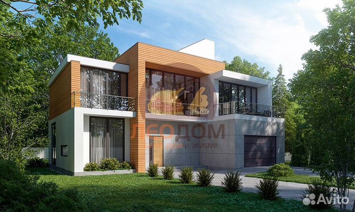 Дом под ключ / Каркасный дом Хай-Тек