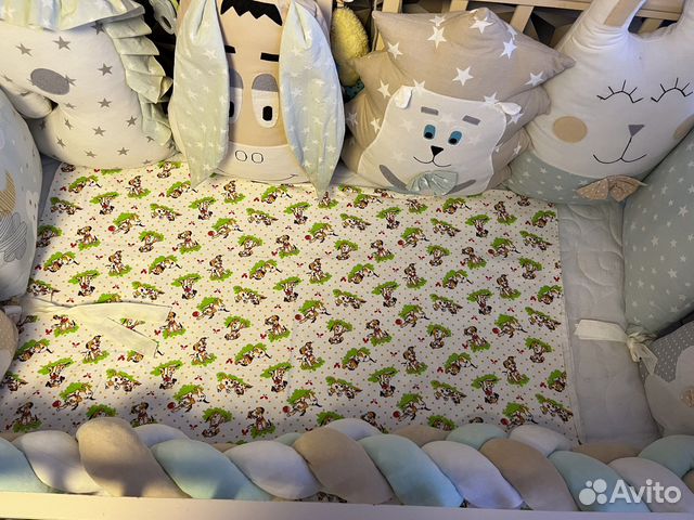 Бортики в детскую кроватку