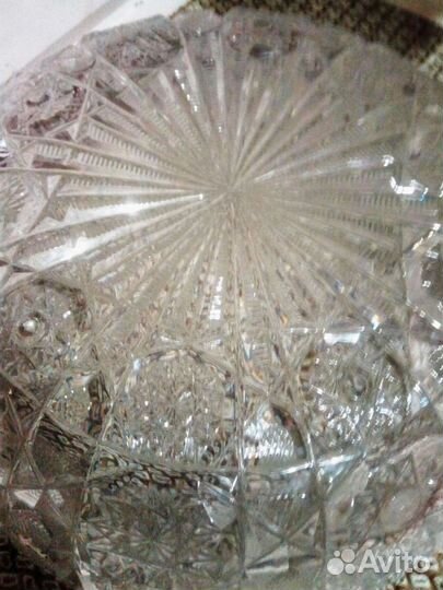 Большая Ваза Хрусталь СССР