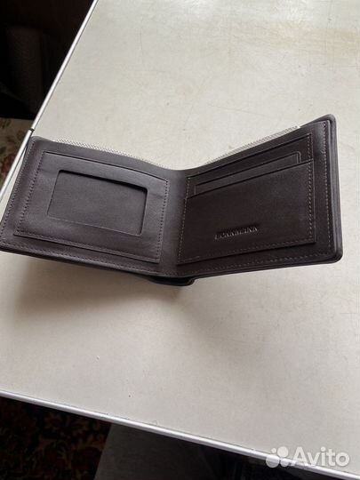 Мужское кожаное портмоне кошелек