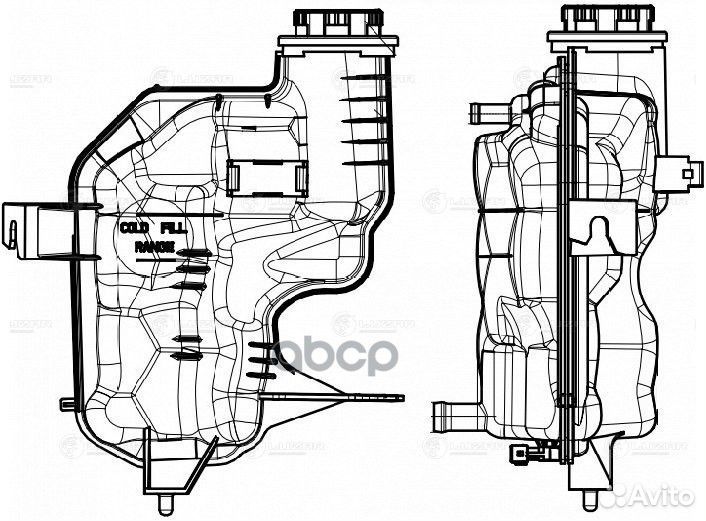 Бачок расширительный охлаждающей жидкости Land