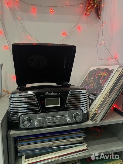 Ретро-проигрыватель playbox Montreux PB-106D-BK