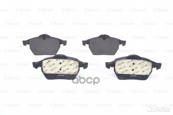 Колодки тормозные дисковые перед 0986424360