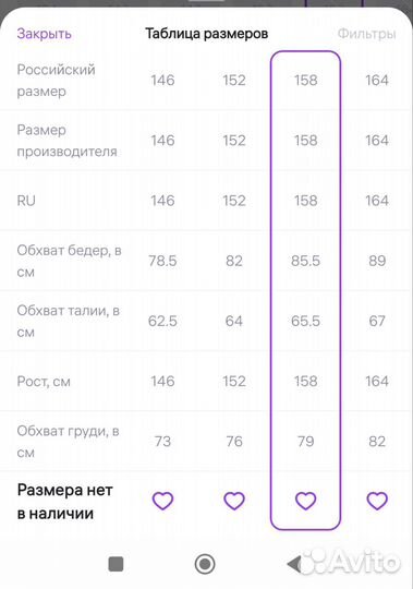 Блузка на девочку 158