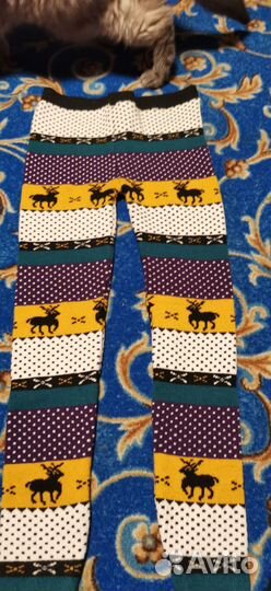 Шерстяные штаны на девочку