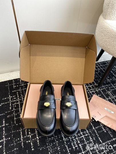 Лоферы miu miu