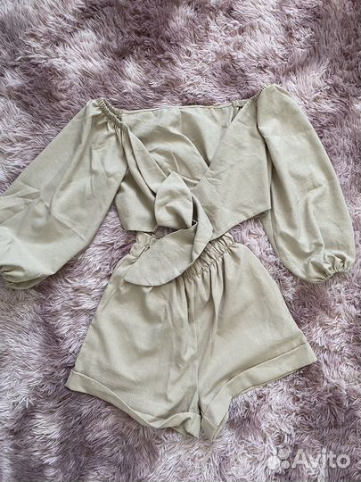 Костюм шорты, блузка