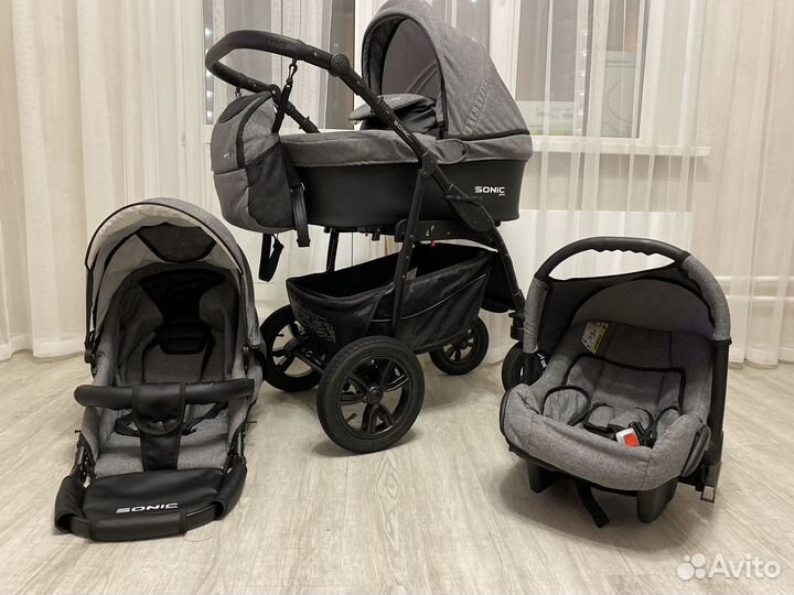 Коляска verdi plus 3 в 1 бронь