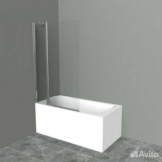 Шторка BelBagno 101cm прозрач uno-v-11-100/150-c