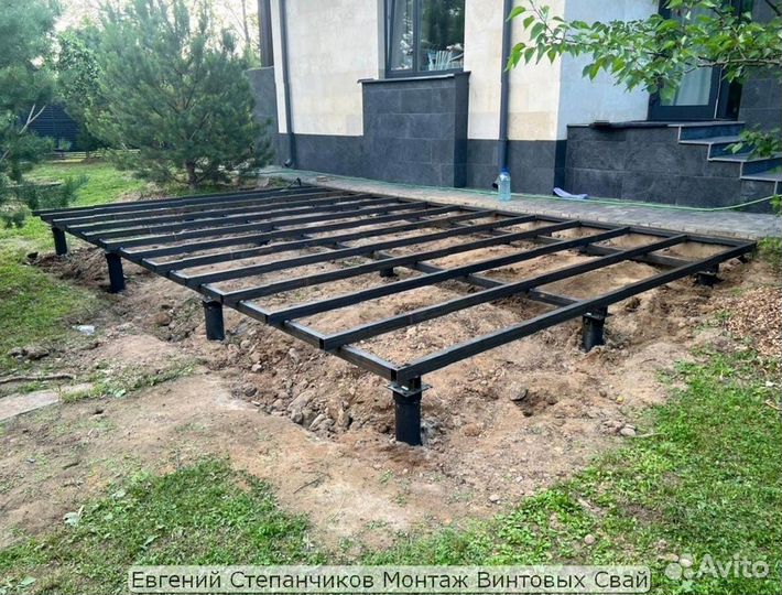 Винтовой фундамент