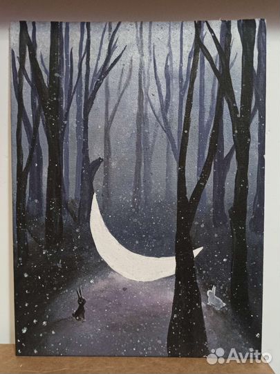 Рисунок на холсте