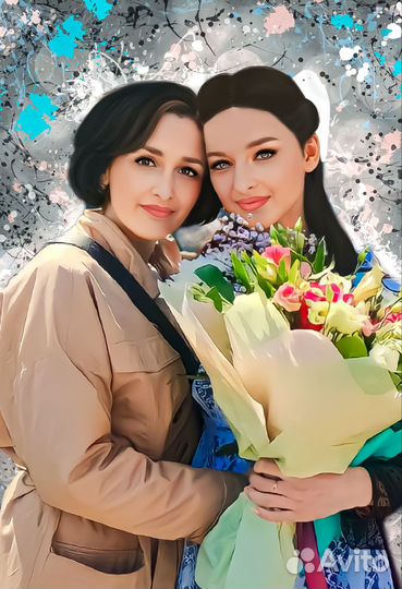 Портрет на холсте по фото