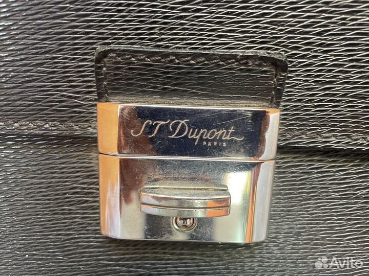 Мужской кожаный портфель dupont