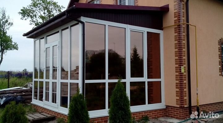 Остекление веранды по договору