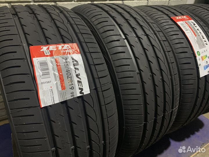 Zeta Alventi 275/35 R19 и 245/40 R19 98Y