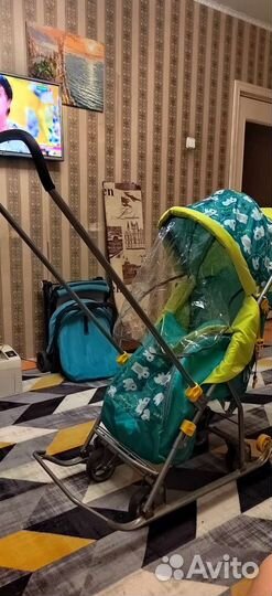 Коляска санки 3 в 1