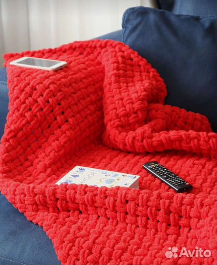 Плед евро плюшевый