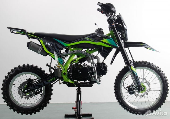 Питбайк Racer TRX140E зеленый