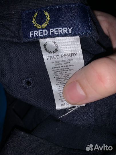 Кепка fred perry