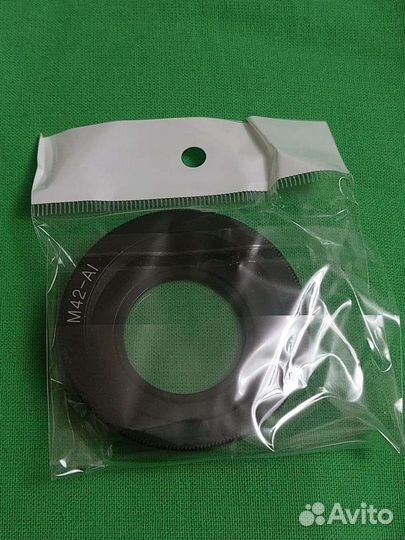 Переходник м42 с линзой на Nikon