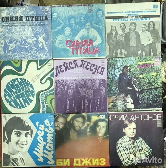 Пластинки миньоны винил и гибкие