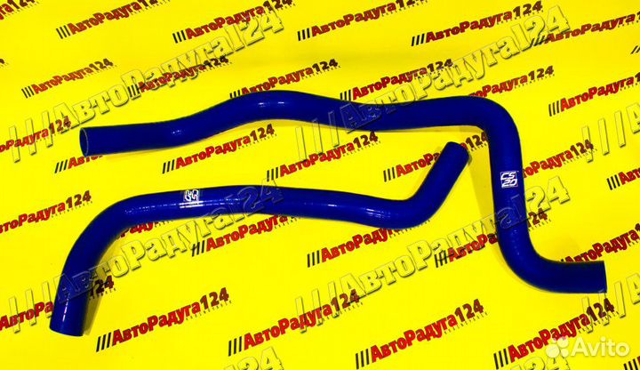 Патрубки охлаждения ваз 2190 МКПП силикон усиленны
